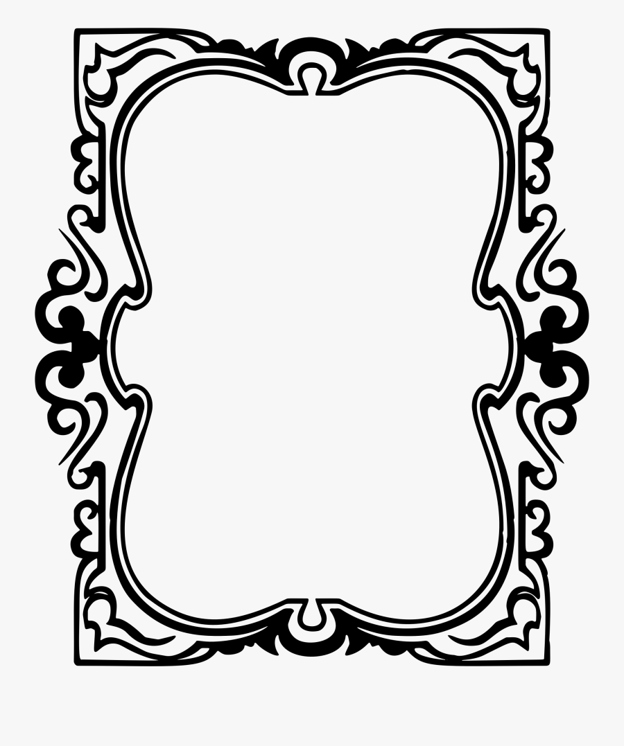 Clipart Frame Hand - Hand Drawn Photo Frame, Transparent Clipart