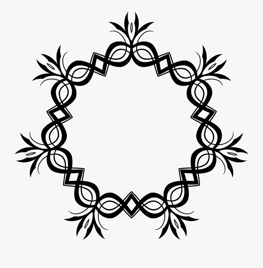 Clipart - Clipart Frame Png Round, Transparent Clipart