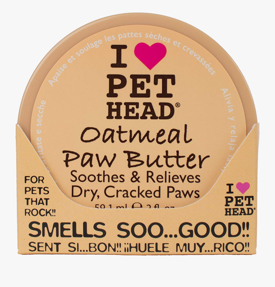 Pet Head Oatmeal Natural Paw Butter, Transparent Clipart