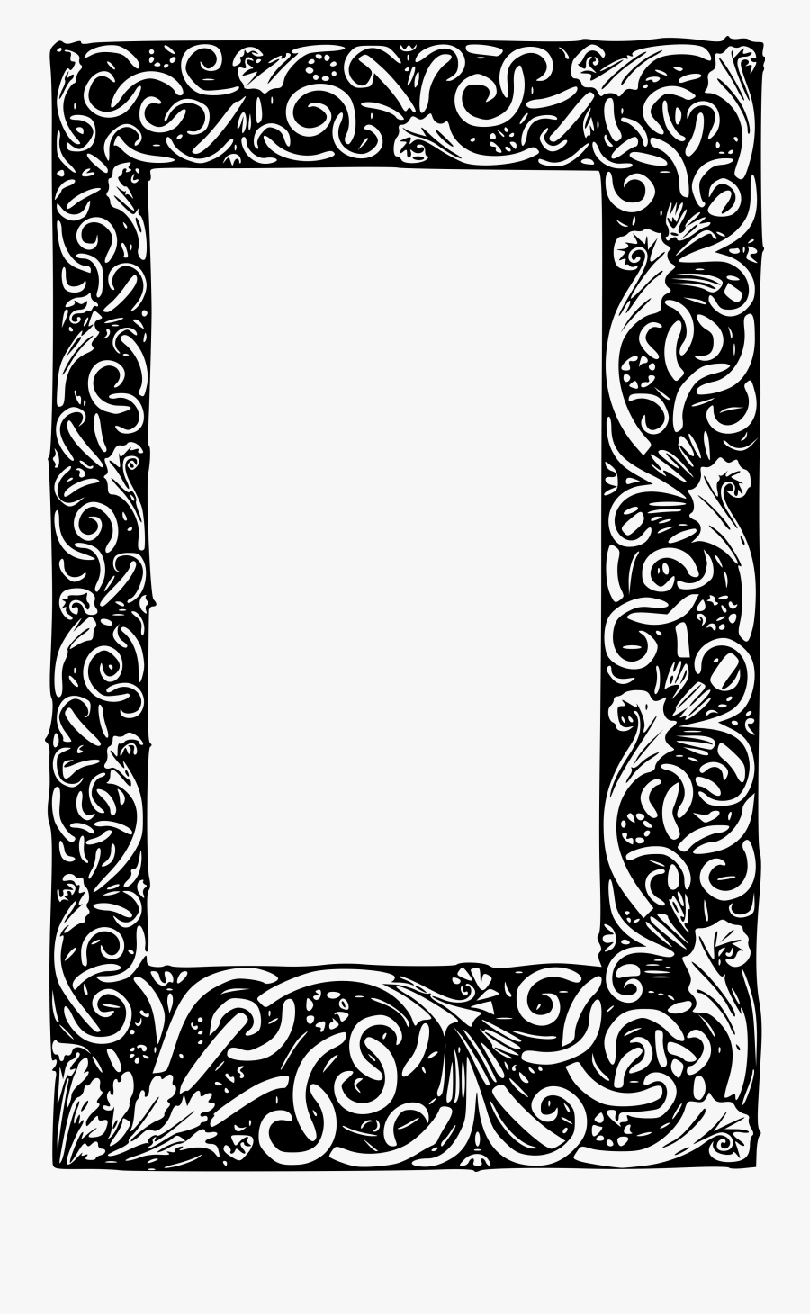 Bingkai Foto Classic, Transparent Clipart