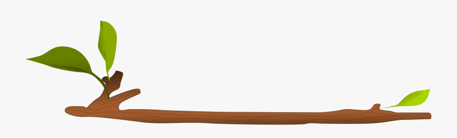 Plant,flower,leaf - Cartoon Wood Stick Png, Transparent Clipart
