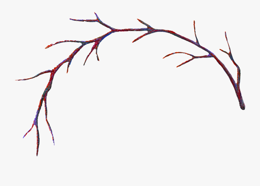 Clipart Black And White Stock Branch Transparent Decorative - Curved Branches Clipart, Transparent Clipart