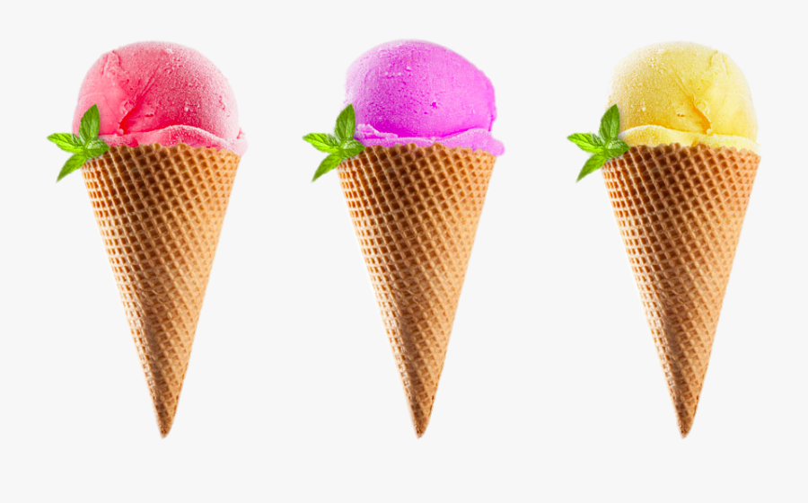 Ice Cream Cone Sundae - Ice Cream Images Hd, Transparent Clipart