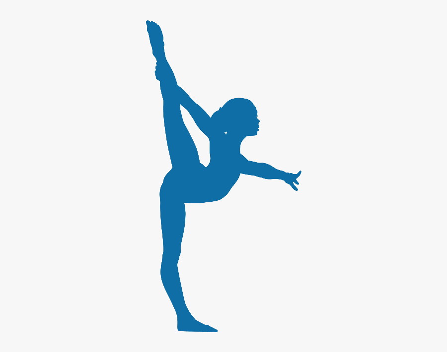 Tumbling Clipart Gymnastics Clipart - Gymnast Silhouette, Transparent Clipart