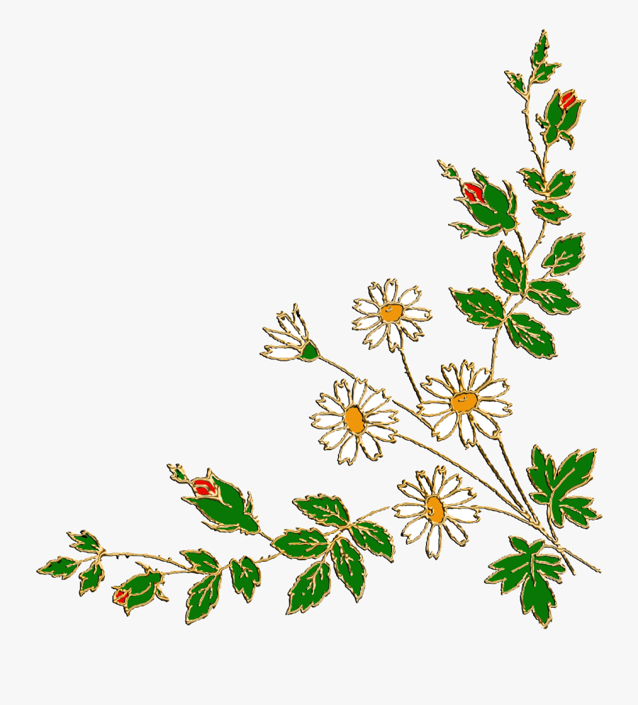Floral Design Plant Stem - Desain Bunga Dan Daun, Transparent Clipart