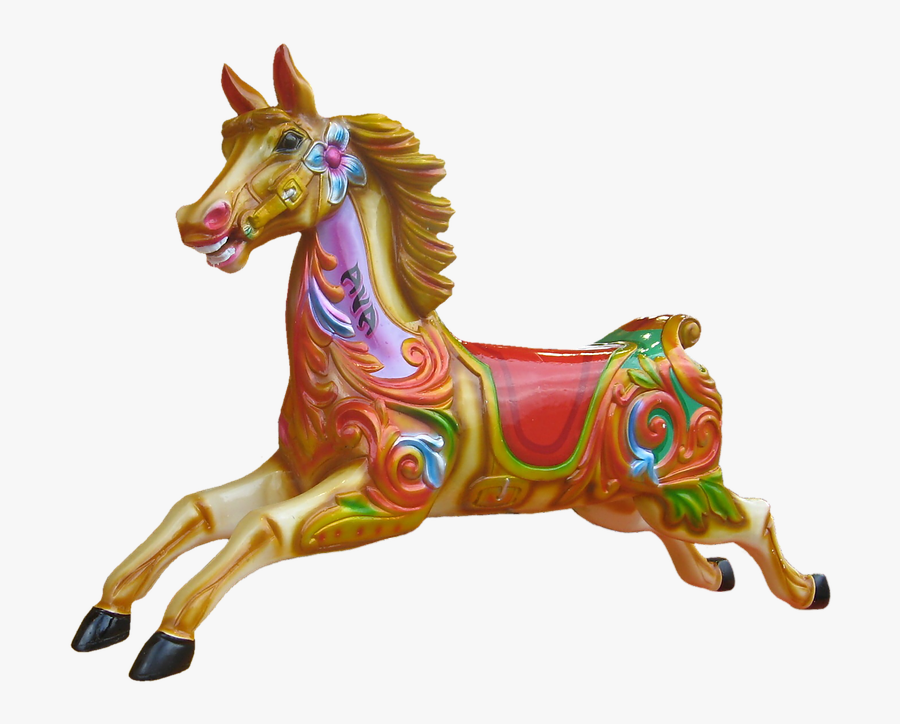 Merry Go Round Horse Png, Transparent Clipart