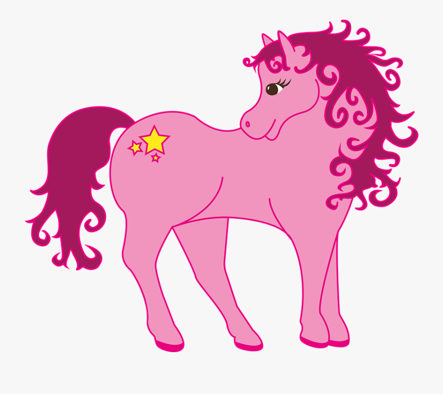 Carousel Horse Clipart 11, Buy Clip Art - Pink Horses, Transparent Clipart