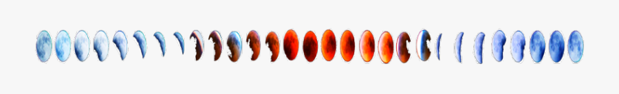 ##ftestickers #divider #line #moon #moonphases - Divider Or Line, Transparent Clipart