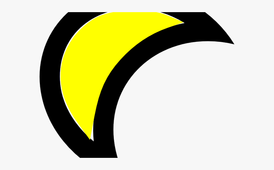 Transparent Moon Cartoon Png - Crescent, Transparent Clipart