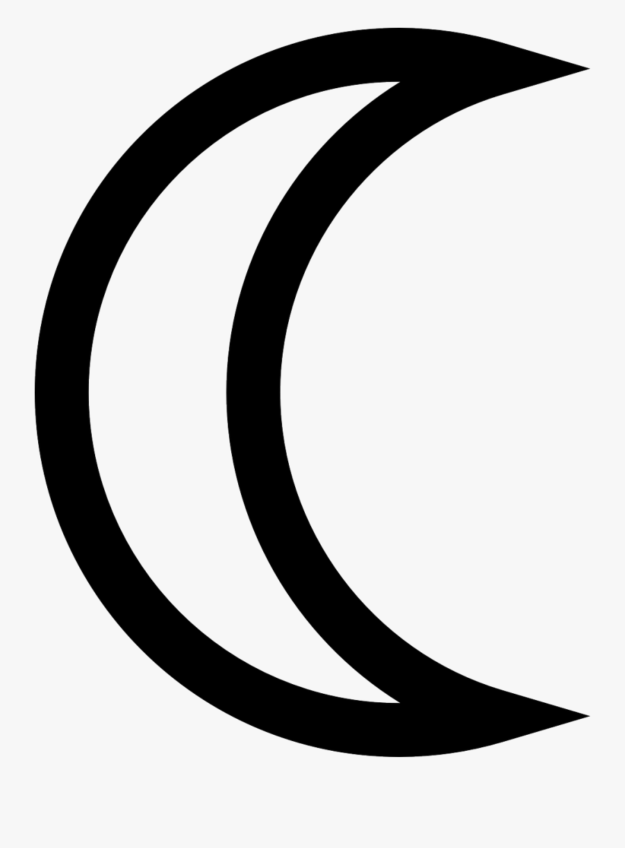 Moon Moonshine Moon Phase Png Image - Crescent Moon Icon Cc0, Transparent Clipart