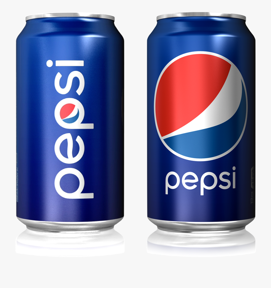 Transparent Tin Can Clipart - 2 Cans Of Pepsi, Transparent Clipart