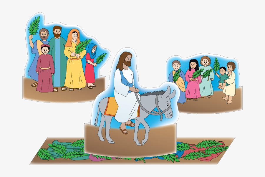 People Shout Hosanna Clipart, Transparent Clipart