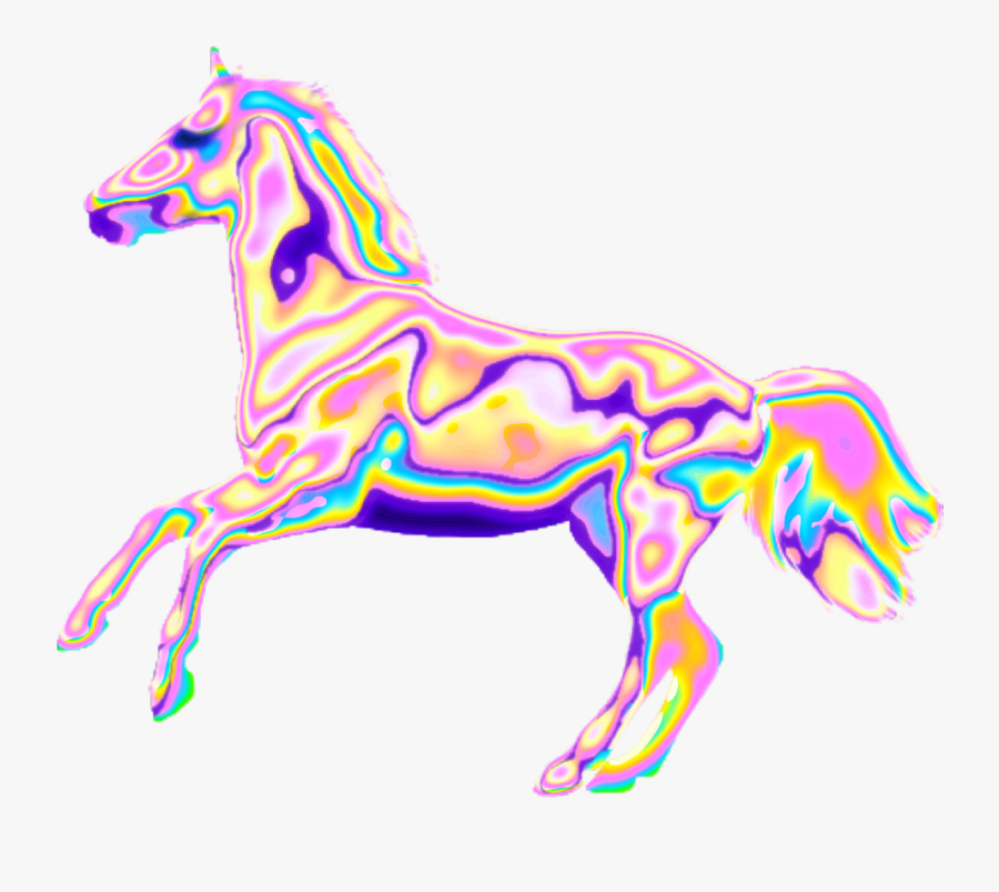 #horse #unicorn #zebra #holographic - Png Holographic, Transparent Clipart