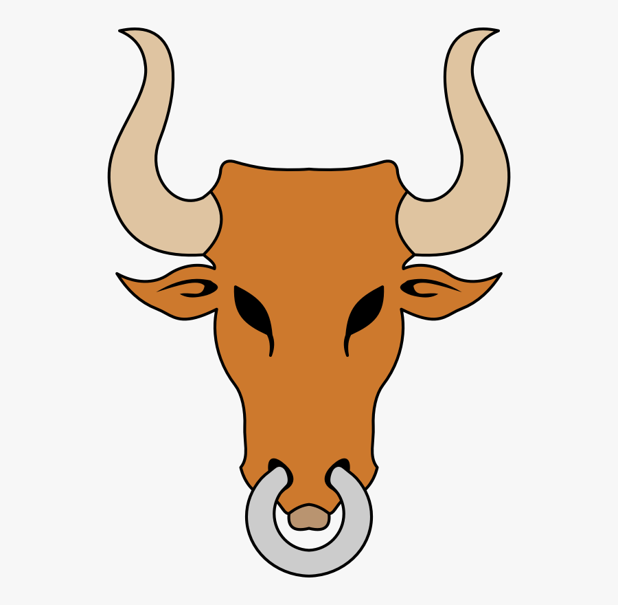 Cattle Ox Bull Horn Drawing Clipart , Png Download - Bull Horn Drawing, Transparent Clipart