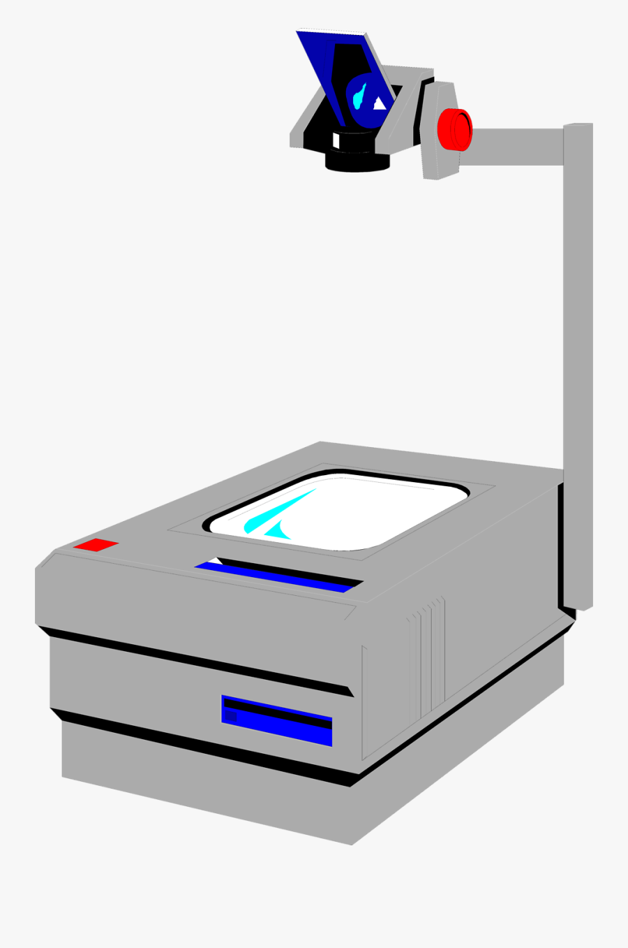 Overhead Clipart - Overhead Projector Transparent Background, Transparent Clipart