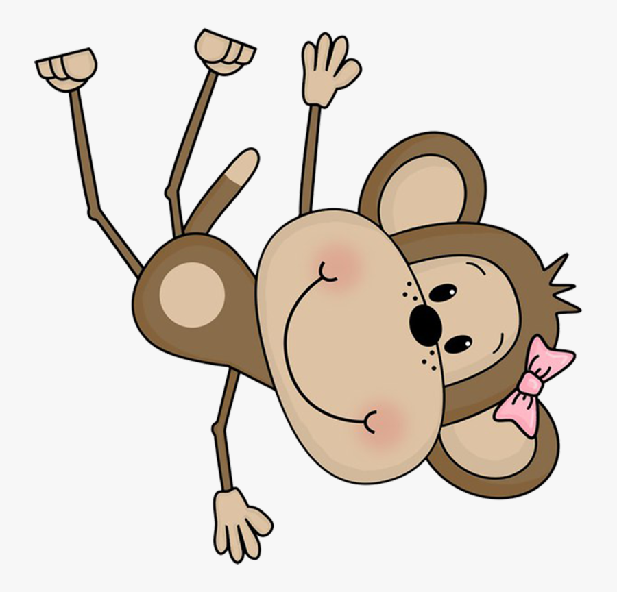 Transparent Sock Monkey Clipart - Dibujo De Monita, Transparent Clipart
