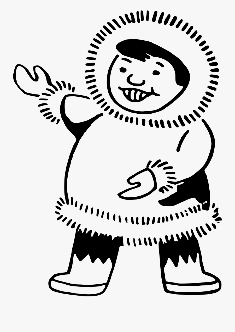 Inuit Man - Inuit Clipart, Transparent Clipart