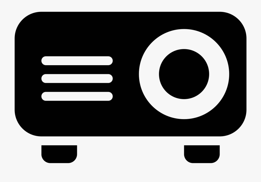 Projector Icon Png - Lcd Projector Icon, Transparent Clipart