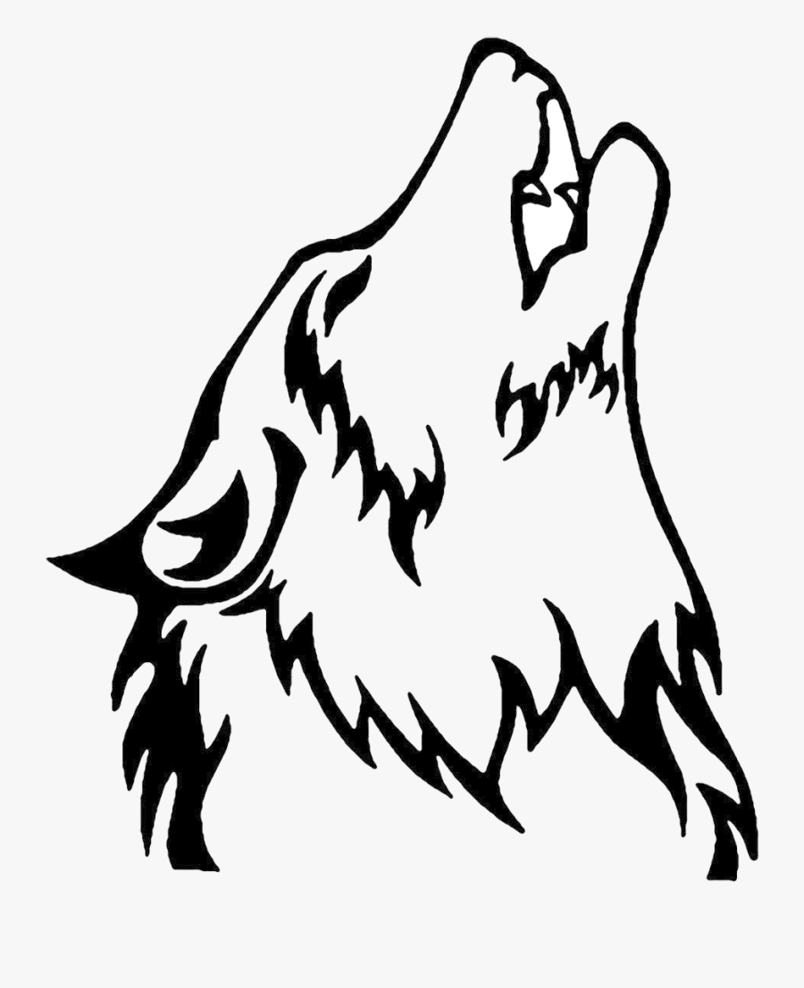 Wolf Free Howling Clipart Clip Art On Transparent Png - Easy Wolf Face Drawing, Transparent Clipart