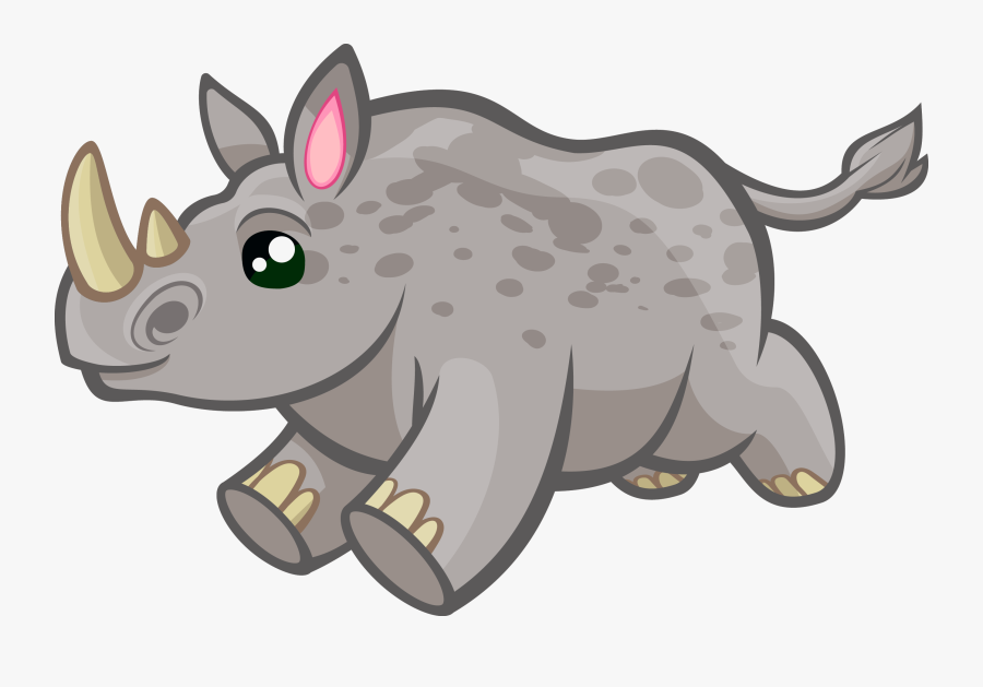 Rhinoceros Clipart Png, Transparent Clipart