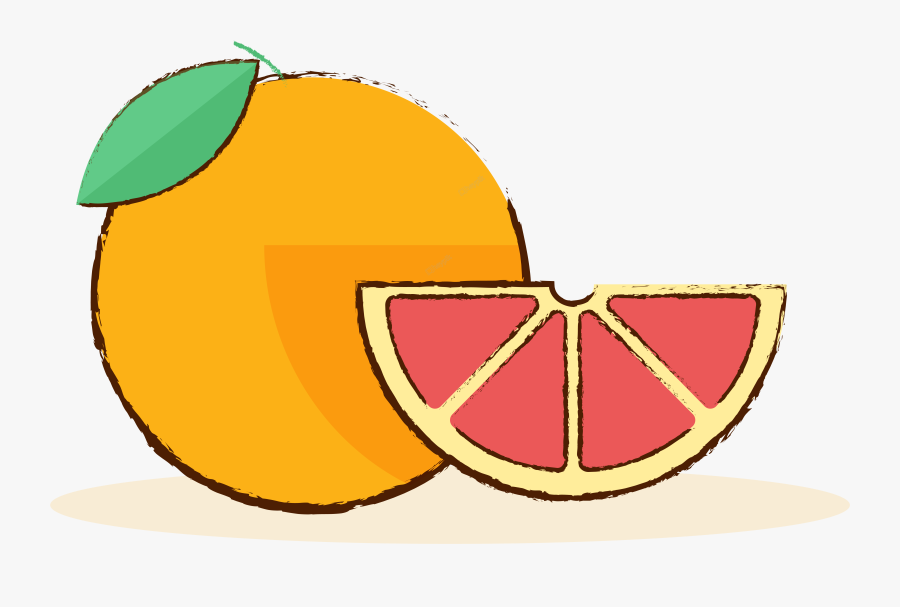 Grapefruit Cartoon Png, Transparent Clipart