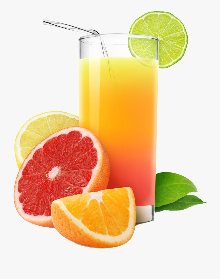 Picture Lemon Painted Ice Juice Grapefruit Cream,drinks - Фреш От Портокал И Грейпфрут, Transparent Clipart