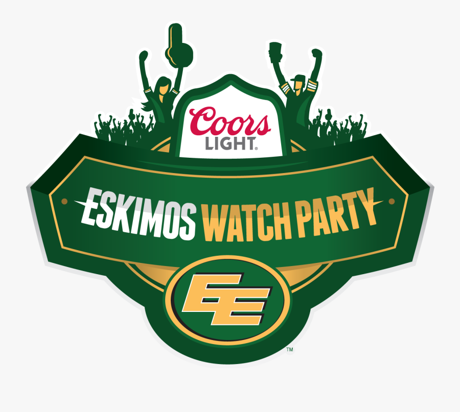 Coors Light Watch Party Edmonton Eskimos - Coors Light, Transparent Clipart
