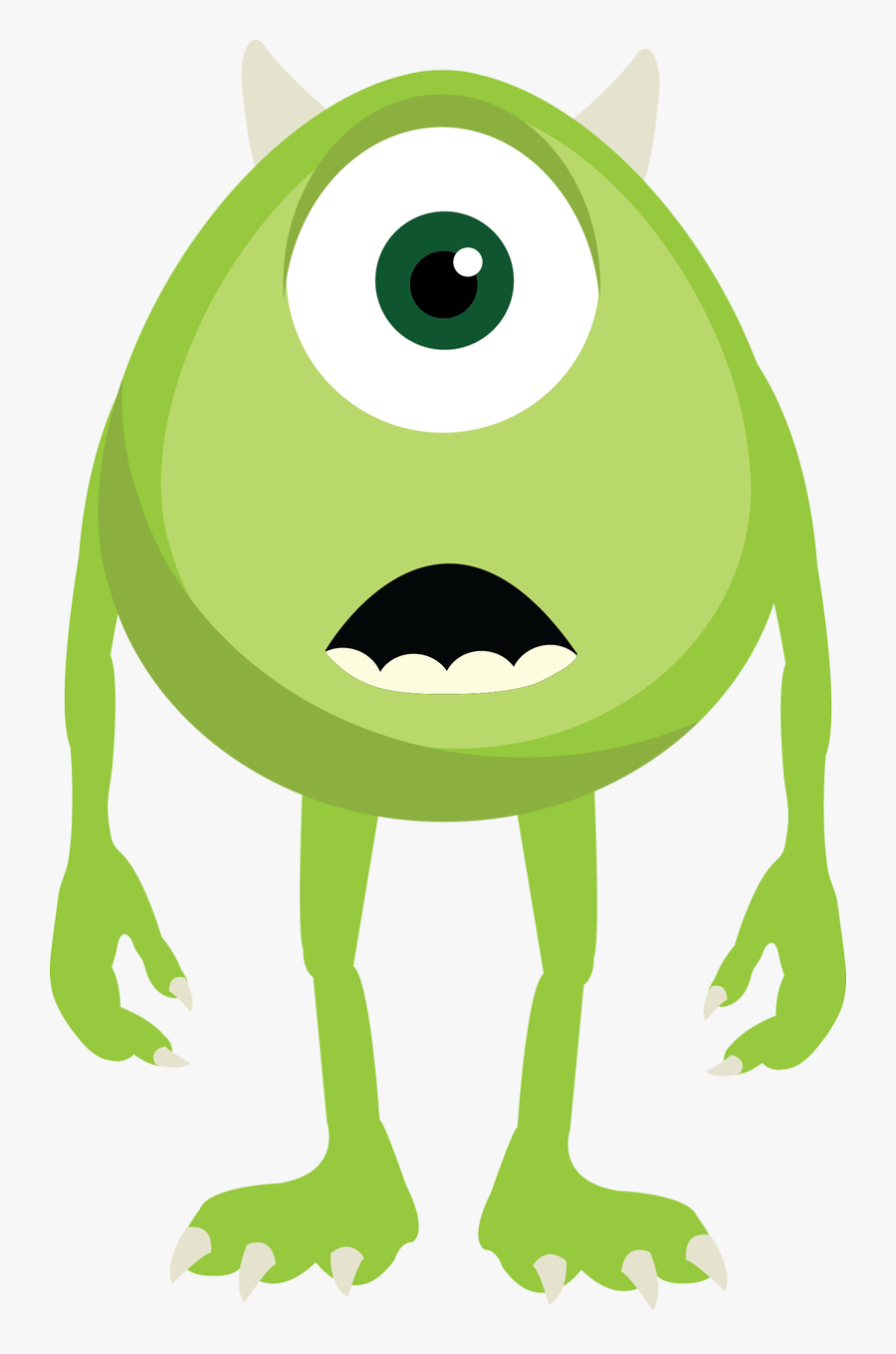 Monster Inc Green Monster, Transparent Clipart