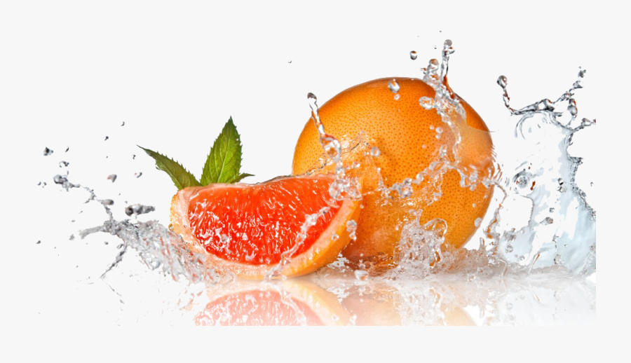 Fruit Water Splash Free Download Png - Fruit Drop In Water, Transparent Clipart