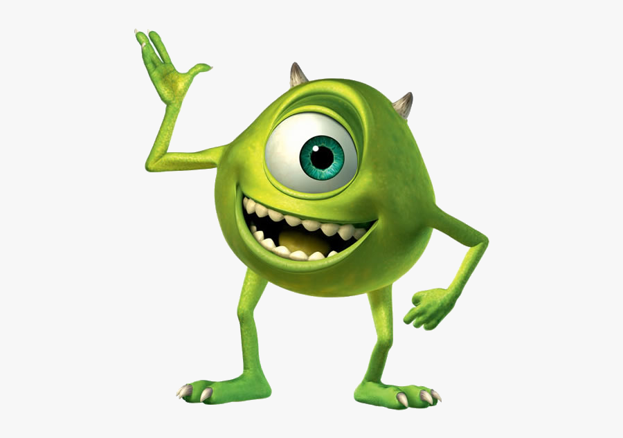 Clip Art Mike Wazowski With 3 Eyes - Mike Wazowski, Transparent Clipart