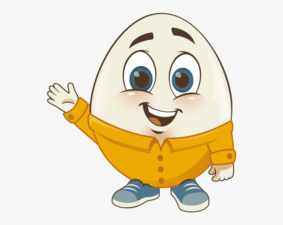 Egg Cartoon, Transparent Clipart