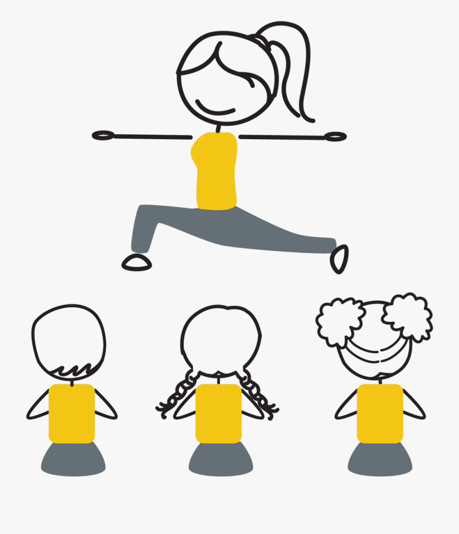 Provides A Trained Yoga Teacher To Teach A Yoga Class - Cartoon, Transparent Clipart