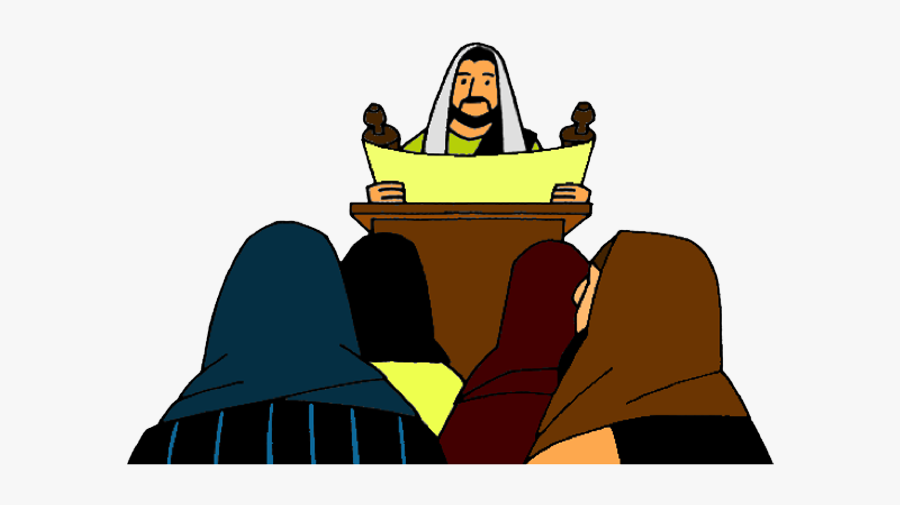 Clipart Bible Preacher - Jesus Preaches In The Synagogue Clipart, Transparent Clipart