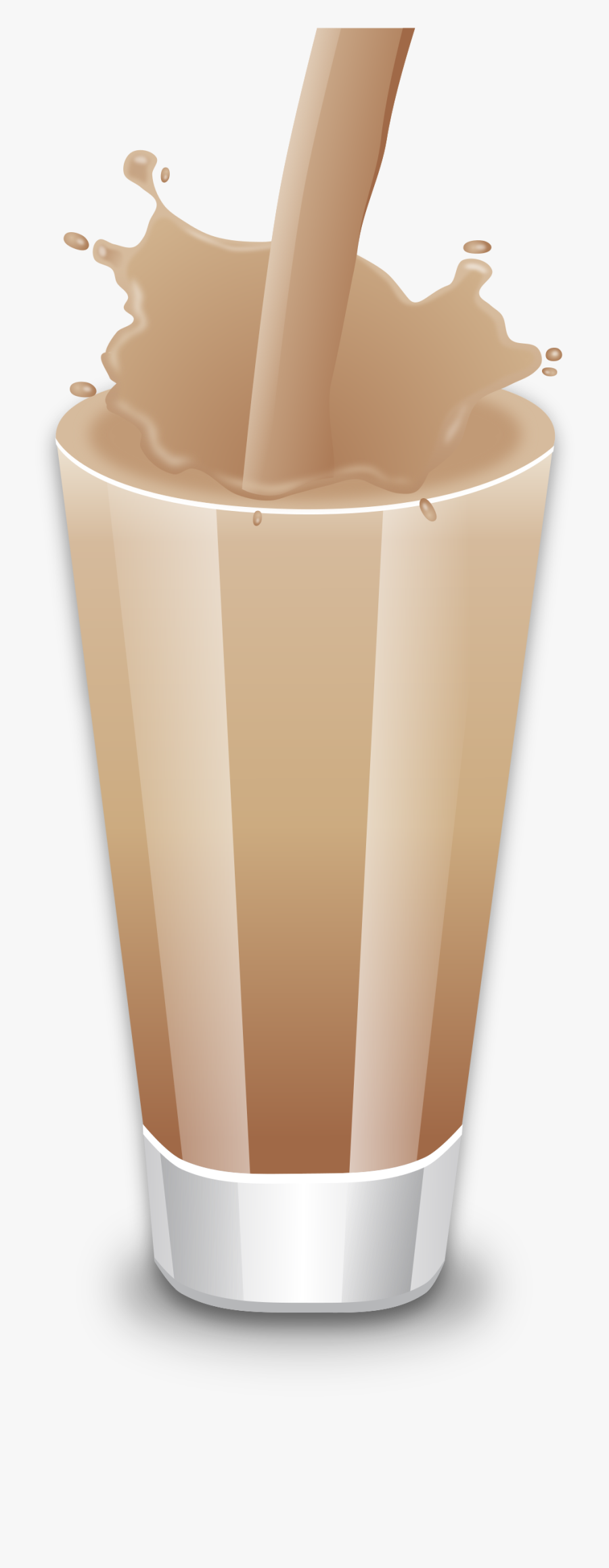 Glass Clipart Chocolate Milk - Clip Art, Transparent Clipart