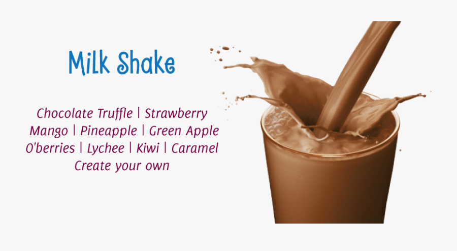 Milk Shake Frozen Yogurt - Chocolate Milk, Transparent Clipart