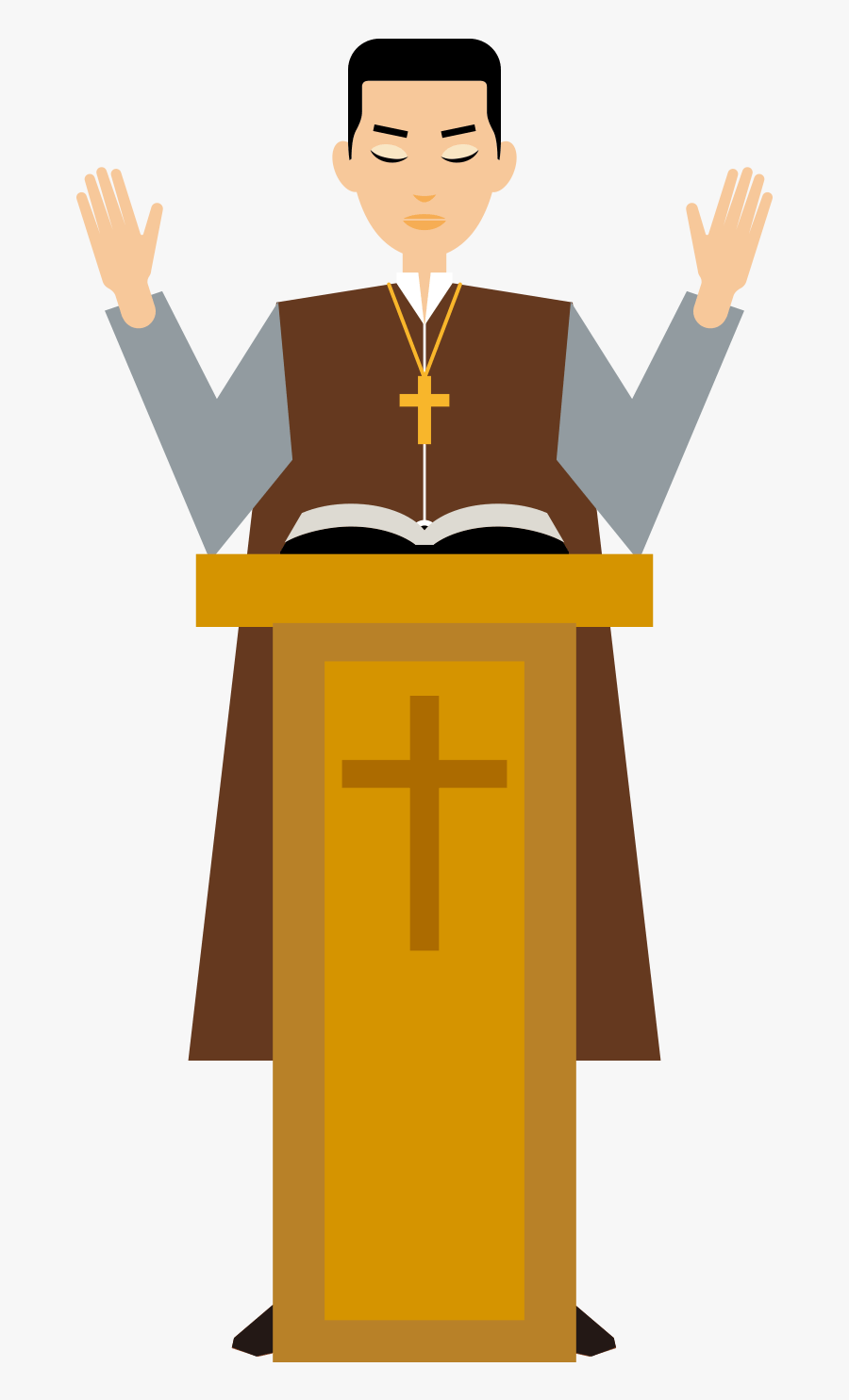 Pastor Cartoon Png , Free Transparent Clipart - ClipartKey