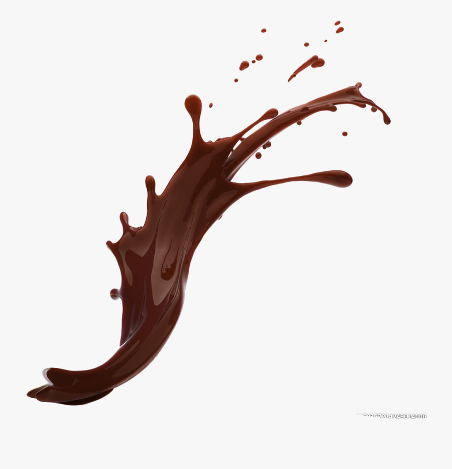Chocolate Milk Splash Png - Transparent Melted Chocolate Png, Transparent Clipart