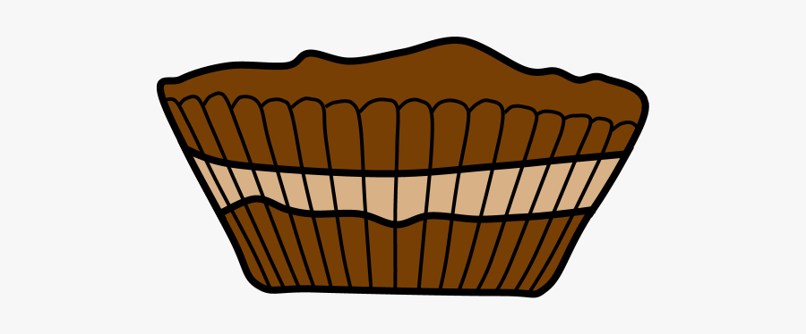 Peanut Butter Cup, Milk Chocolate - Peanut Butter Cup Clipart, Transparent Clipart