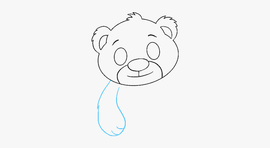 How To Draw Polar Bear Cub - Drawing Of A Bear Easy, Transparent Clipart
