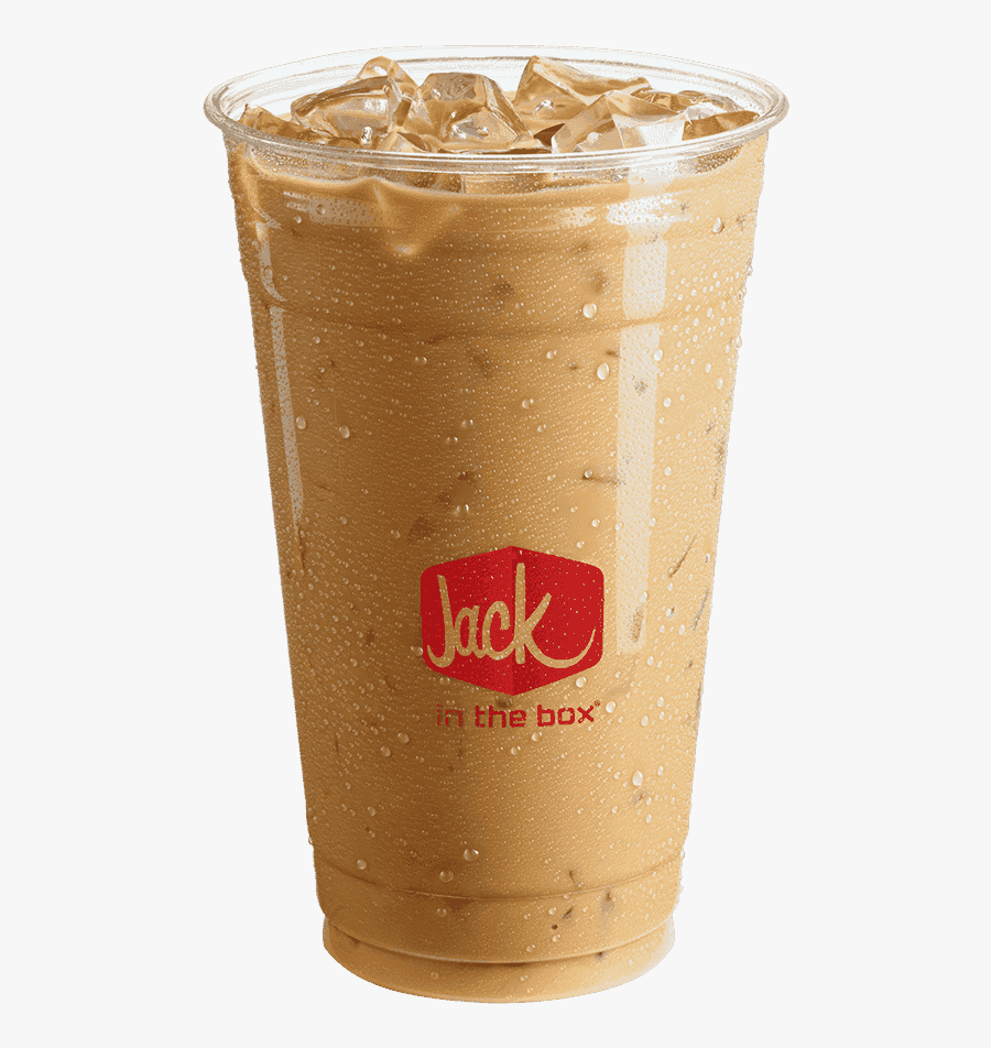 Drink,tumbler,iced Coffee,chocolate Milk,frapp� Glass,food,non-alcoholic - Jack In The Box Iced Coffee Sizes, Transparent Clipart