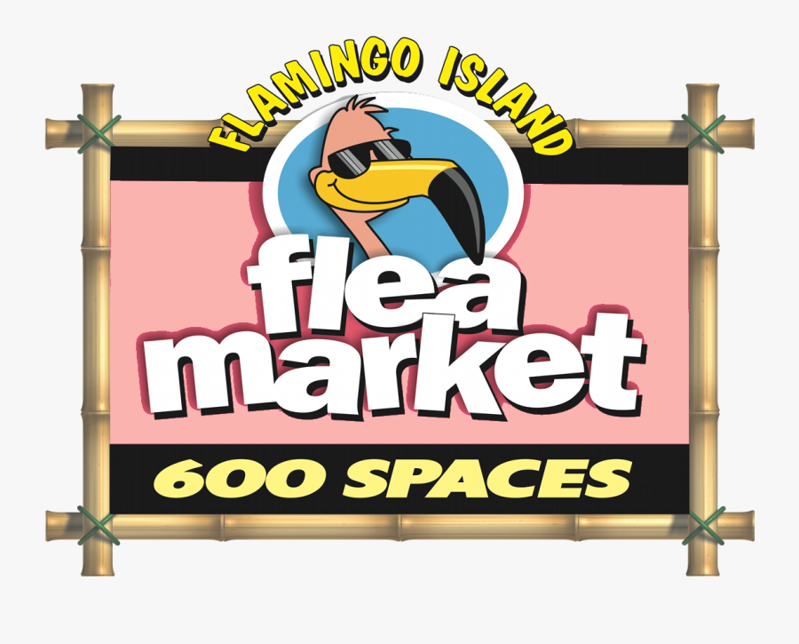 Bonita Springs Fl Sent Message On Site For Fees Flamingo - Flamingo Island Flea Market, Transparent Clipart