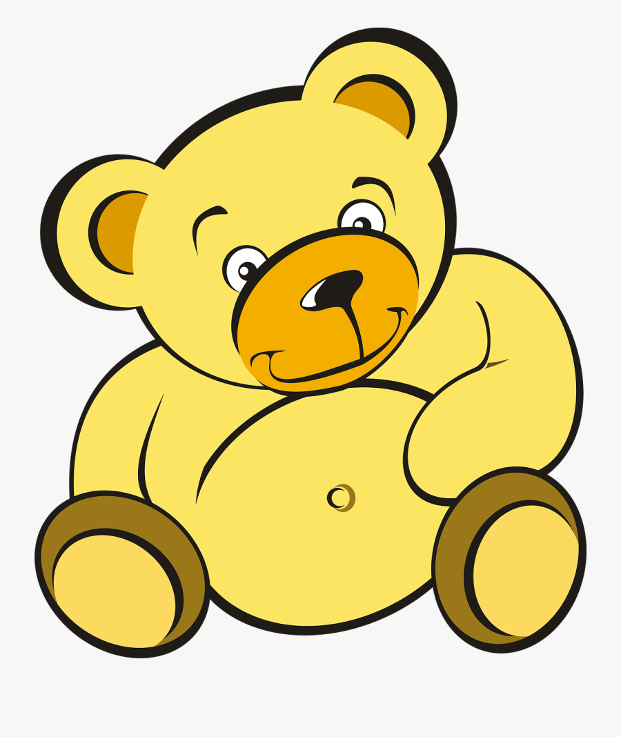 Teddy Bear, Bear, Bear Cub, Toy, Child, Children, Plush - Cartoon Teddy Bear Colour, Transparent Clipart