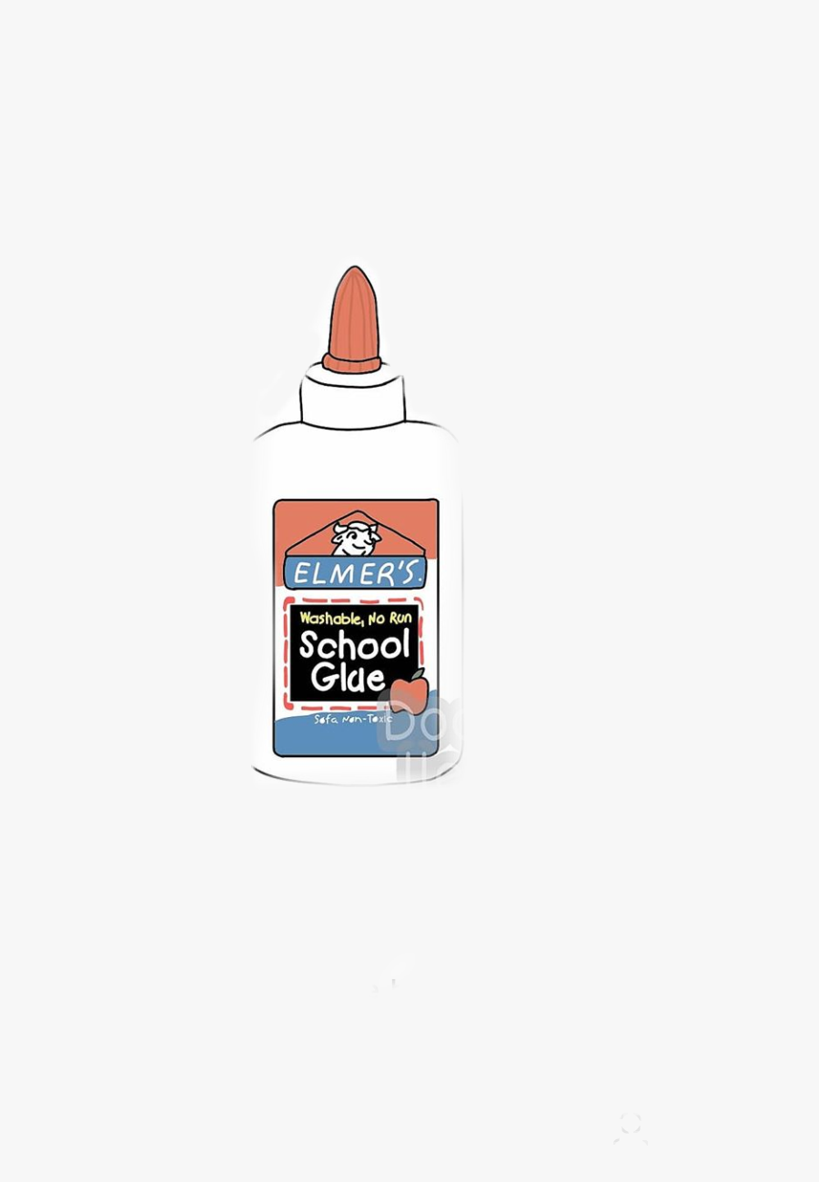 Transparent Elmers Glue Png - School Glue, Transparent Clipart