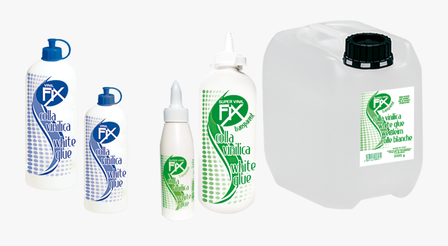 White Glue And Transparent Glue - Plastic Bottle, Transparent Clipart