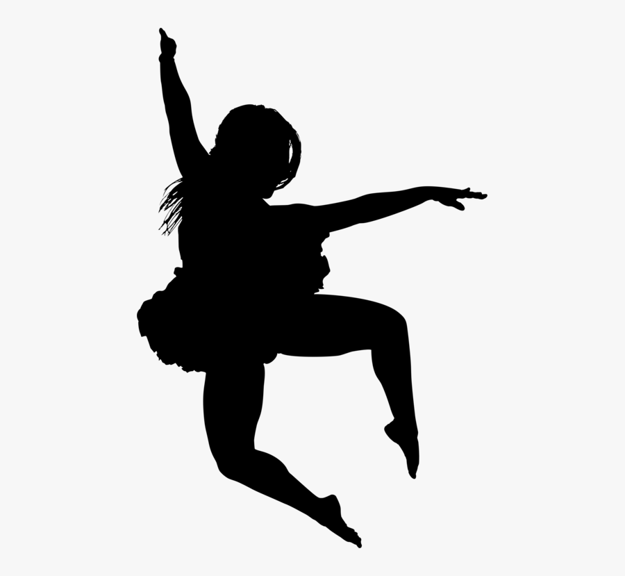 Ballet Dancer,dance,modern Dance - Silhouette, Transparent Clipart