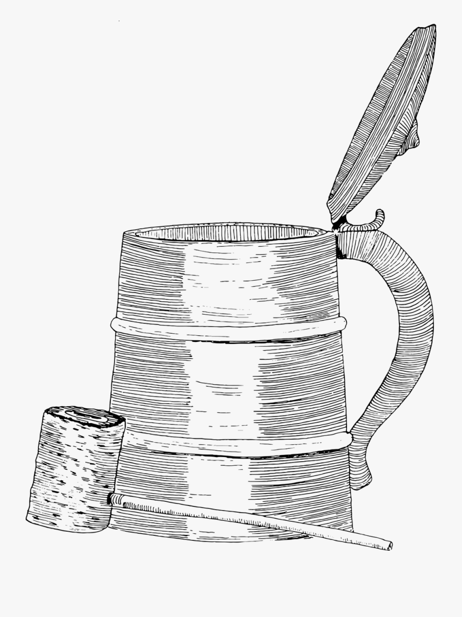 Vintage Black And White Drawing - Drawing, Transparent Clipart