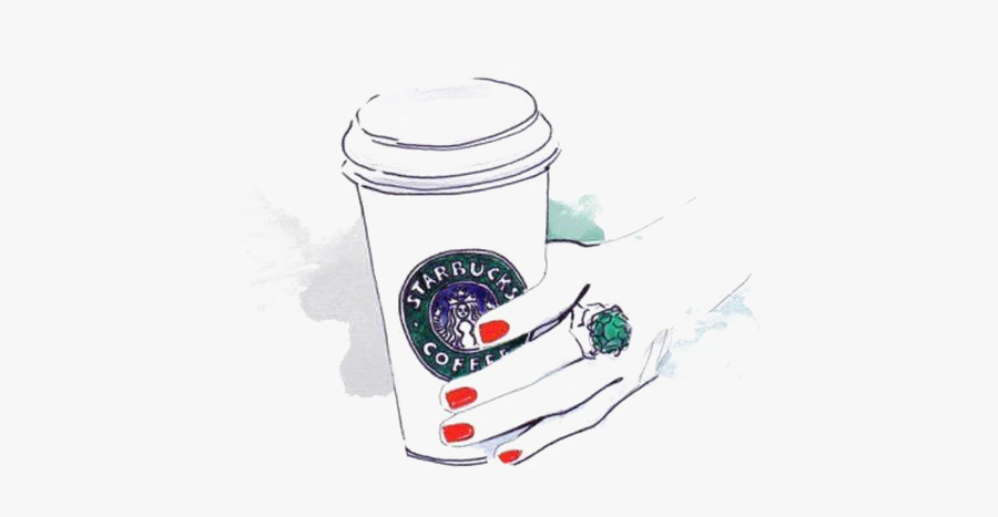 Coffee Iced Tea Ice Starbucks Cream Clipart - Starbucks, Transparent Clipart