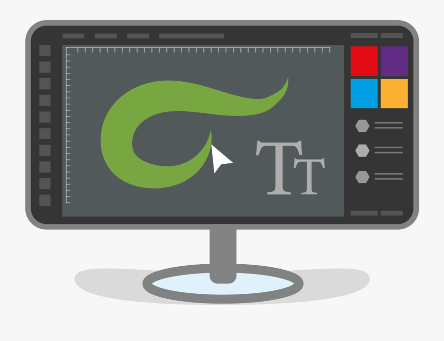 Computer Monitor, Transparent Clipart