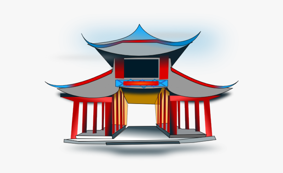Chinese Temple Clipart, Transparent Clipart