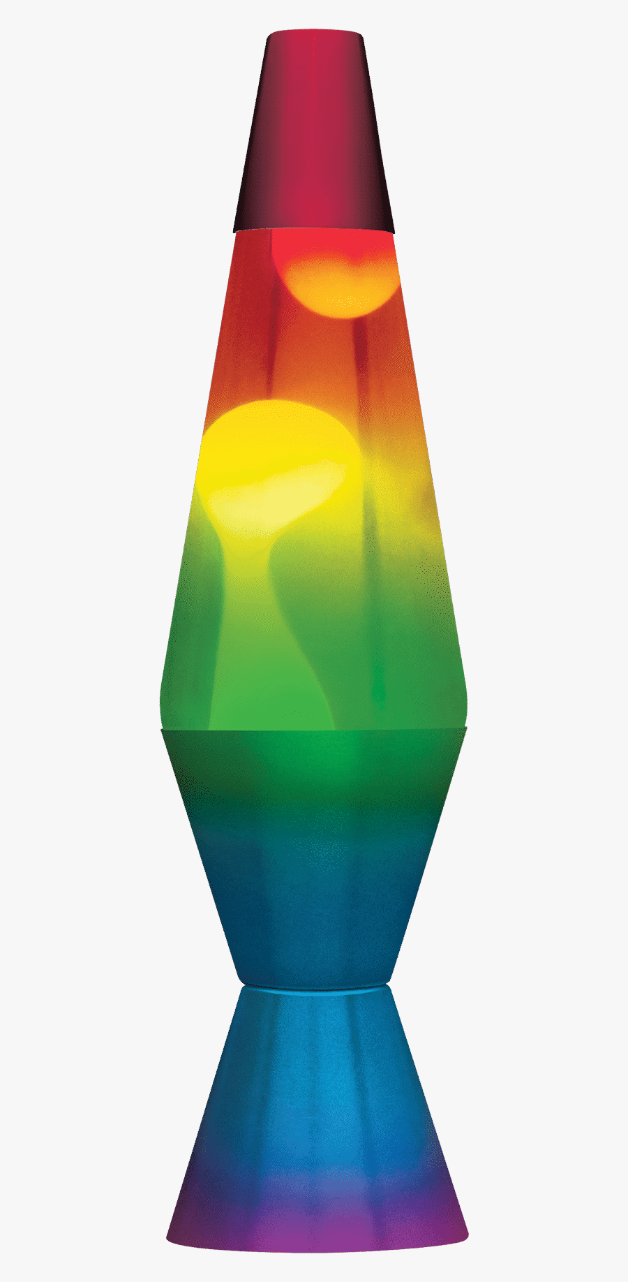 Rainbow Lava Lamp, Transparent Clipart